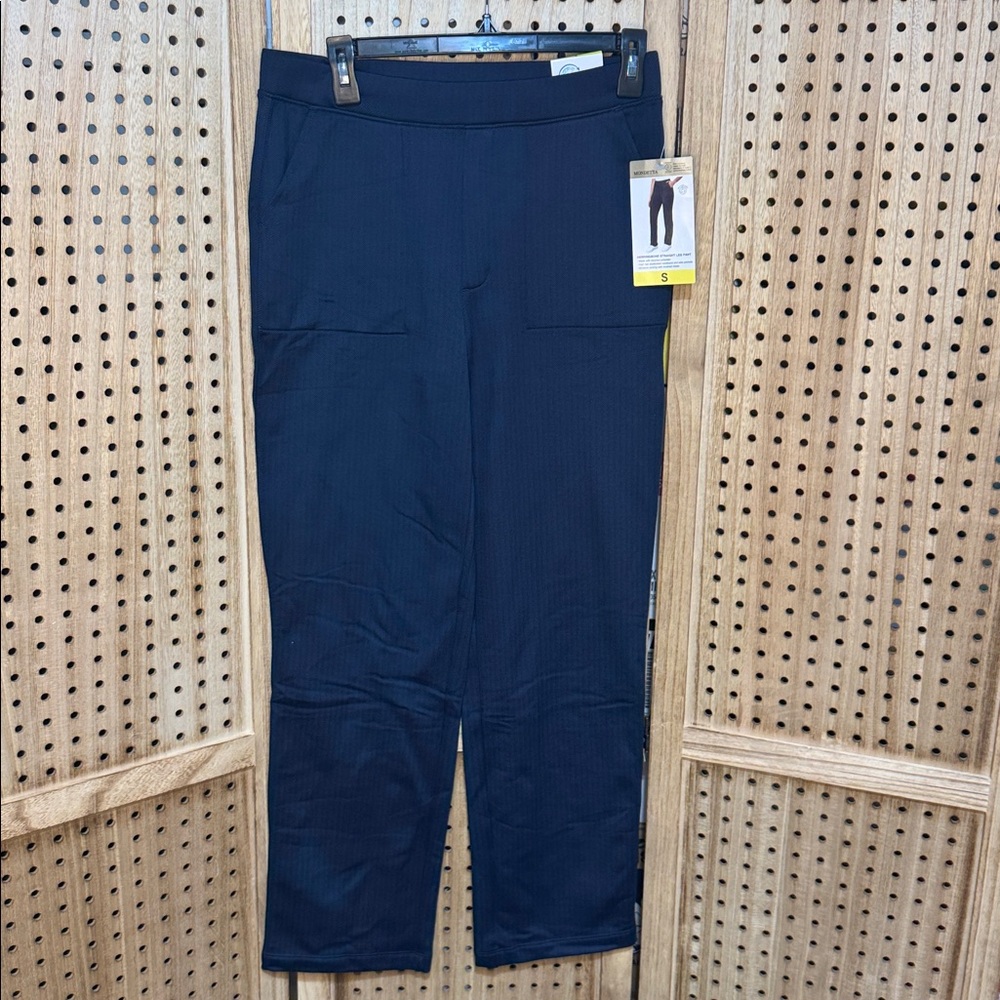 Mondetta Herringbone Straight Leg Pull on Pants - Picture 3 of 10